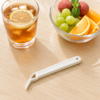 Can Opener for Seniors, Ergonomic Kitchen Helper for Pull-Off Cans, 12.8cm White, Portable for Travel & Camping