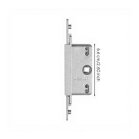 Aluminum Alloy Panel Lock, Sliding Panel Security Lock, Adjustable Door Panel Accessory, Easy Installation, Home Office