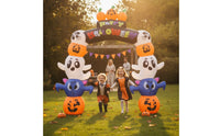 Inflatable Archway Outdoor Halloween Archway Giant Halloween Inflatable Decoration for Homeowners, Porch