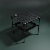 Compact Camping Table with Mesh Layer Quick Setup Foldable Camping Table Long-Lasting Furniture Stable for Campers, Hikers, Picnics