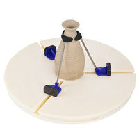 Shuiliuxing Ceramic Art Trimming Chuck Accessory Set, No Need to Center, for Trimming Vases and Bowls