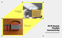 Portable karaoke speaker, stereo sound
