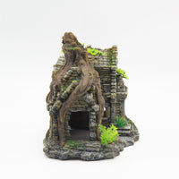 Bpet Resin Aquarium Shrub Castle Hideout Ornament for Fish and Shrimp
