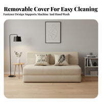 Adjustable Floor Lounger Foldable Design transformable Sleeper versatileUse Sofa and Bed dense Foam Filling for perusing corner
