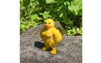 Muscular Duck Statue Creative Design Muscular Duck Figurine Funny Decor