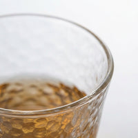 Hammered Glass Tea Cup, Heat-Resistant Japanese Style