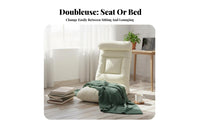 Adjustable Floor Lounger Ergonomic Back Support Adjustable Backrest Lounger