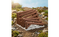 RC Crawler Obstacle Module Wood Grain RC Crawler Terrain Obstacle Expandable Toy for Garage