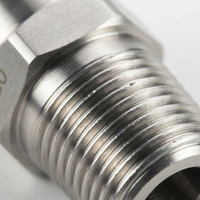 Spray Tip 4BSPT Male Thread, 304 Stainless Steel Industrial Spray Nozzle, Flat T #variant:Orifice 0.91mm