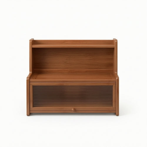 Countertop Cabinet with Flip-up Door Multi-Purpose for Bathroom Counter