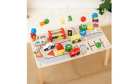 Young Child Activity Table with Bead Maze Fine Motor Toy Multi-Functional