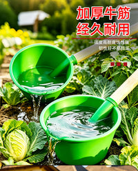 Agricultural Thickened Rubber Manure Scoop with Long Handle