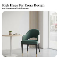 Upholstered Shell Chair Modern Design Seating Furniture Soft Upholstery Thickly Cushioned for Homeowners, Adults