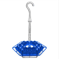 Hummingbird Feeder with Hook Hexagonal Hummingbird Feeder Decorative for Patio
