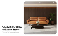 3 Pieces professional Executive Design Piece Reception Set Professional Look Multi-Piece Couch Arrangement hardwood Wood Frame business-grade Furnishing Sturdy Construction for Office Managers, Company professionals, Business Owners, Waiting Room