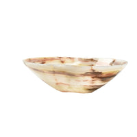 Mineral Fruit Tray Glossy Stone Decorative Bowl Multi-Functional Tabletop Display Tray for Centerpiece