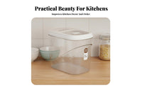 Moisture-Proof Rice Storage Container Safe Rice Dispenser Space-Saving Design for Countertop, Kitchen Cabinet