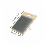 Wooden Wool Blending Board Long-Lasting Adjustable Wool Carding Board