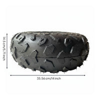 145/70-6 Tire Rim Assembly 145/70-6 Tire Set Heavy Duty Vehicle Parts for Beach