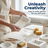 Plaster Cloth for Crafts, Gauze Wrap for Art Projects, Plaster Cloth Rolls for Body Casts, DIY Plast - Image 3