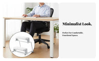 Under Desk Footrest Non-Slip Adjustable Rocking Footrest Two-Tier Leg Rest for Students, Living Room
