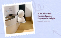 Adjustable elevated pet feeder