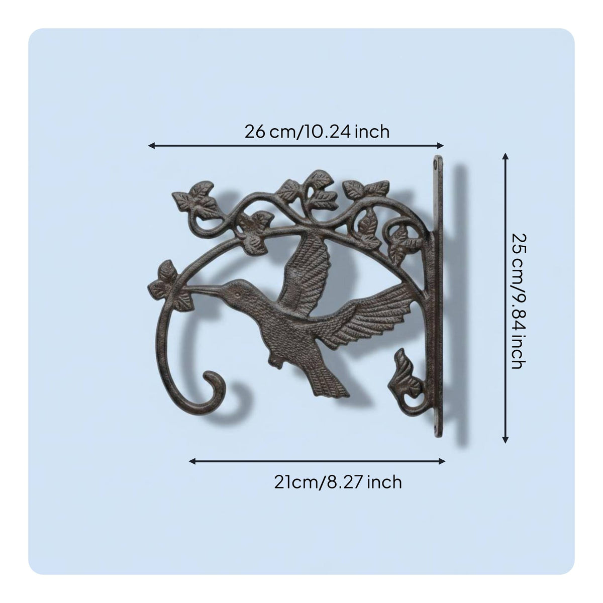 Songbird Wall Hook Vintage and Design Balcony Plant Hanger Easy to Install