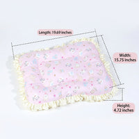 Cleanable Plush Pet Bed, Reversible Polyester Fiber Pet Mat, All Seasons Indoor Cushion for Animals & Cats
