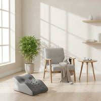 Prone Pillow Breathable Wedge Pillow with Contoured Surface Compact Support Cushion for Readers