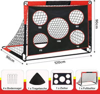 Portable 1.2m Children's Soccer Goal with Net, Foldable, for Outdoor Sports