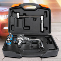 Lug Wrench Kit Labor-Saving Lug Wrench with Sockets Tire Change Tool Kit Extendable Portable for Car Owners