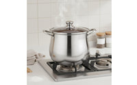 Stainless Steel Micro Steam Cooker Uncoated Micro Steam Cooker Easy to Clean Versatile Steamer Pot for Home Use