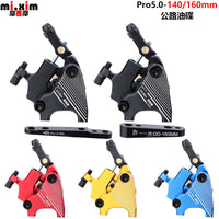 mi.xim Pro5.0 Road Bike Cable Pull Flat Mount Hydraulic Disc Brake Caliper, Supports 140/160mm Rotors