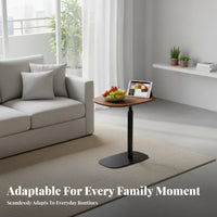 elevatingTop Side Table Space-Saving Household Furniture U-shaped based Base for Students