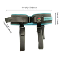 Transfer Belt with Support Straps Padded Walking Assistance Belt Breathable for Caregivers, Patients, Home Care, Rehabilitation