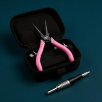 Mini Flat-Nose Rose-Colored Handles Mini Flat Nose Delicate Work