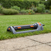 Sprinkler with 19-Hole Spray Bar Sleek Design for Yard Care, Gardeners