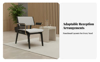 Curved Configurable Sectional Statement Piece Serpentine Reception Couch Modern Aesthetic Ergonomic Support for Waiting Room