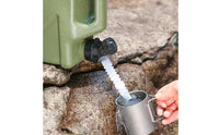 Water Carrier with Extension Tube Outdoor Water Storage Carrier with Spigot Leakproof for Vacationers