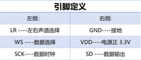 ICS 43434 I2S/IIS数字麦克风 小智AI MIC 配件 兼容 INMP441