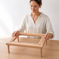 Beech Embroidery Frame Easy to Assemble Craft Tool Comfortable Angle