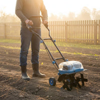 40V Brushless Tiller Multi-Functional Cordless Soil Cultivator for Gardeners