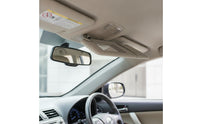 Beige Sun Visor with Mirror OEM-Style Automotive Sun Visor Replacement Padded for Car Owners, DIY Mechanics