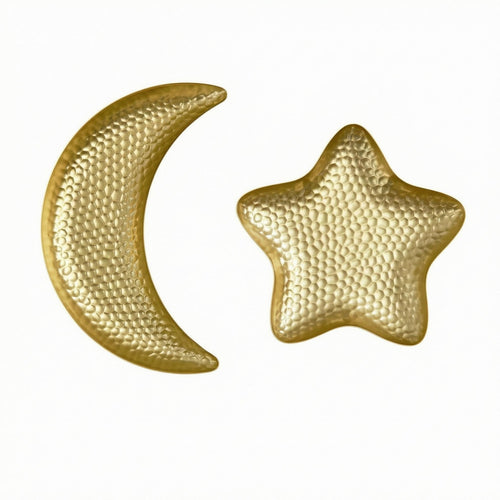 2 Pieces Moon Star Tray Shallow Profile Table Decor Easy to Clean for Display