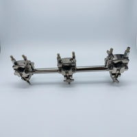 Drum Extension Bar with Clamps Adjustable Drum Hardware Extension Bar Space Efficient Percussion Accessory for Drummers, Home Studios