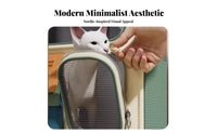 Convertible Pet Trolley Large Capacity Cat Backpack Multi-Functional Design