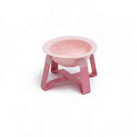 Ceramic Pet Bowl with Stand Detachable Design Elevated Cat Bowl Dishwasher Safe