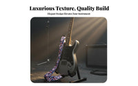 Universal Compatibility Guitar Strap Soft and Comfortable Rainbow Guitar Strap Long-Lasting for Stage Performance, Practice Sessions