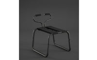Compact Metal Frame Chair with Strap Seat Sturdy Strap Seat Chair Resistente Furniture Alta Resistencia for Bedroom