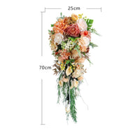 Artificial Waterfall Floral Arrangement Lifelike Cascade Bridal Floral